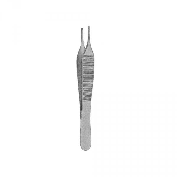 HUDSON Tissue Forceps 1x2teeth Extra long tip