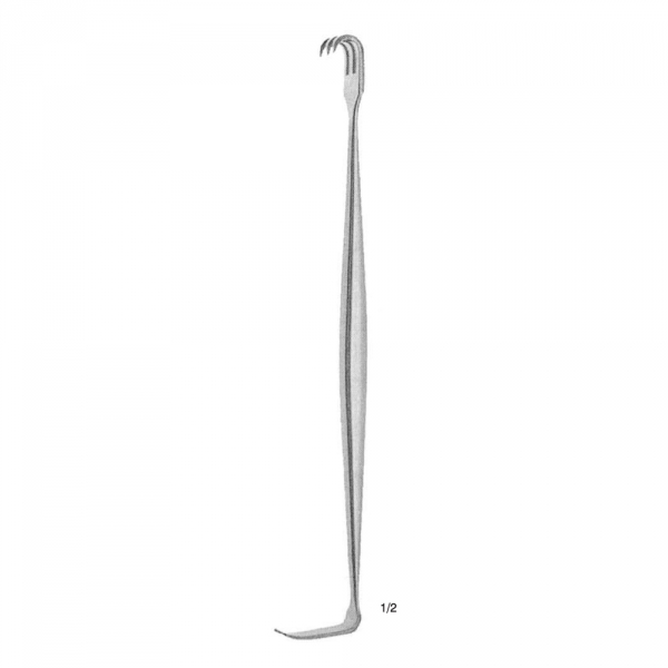 MATHIEU Retractor Double Ended Sharp 2prong