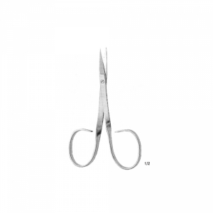 Solco flat shank Eye Scissors, Curved