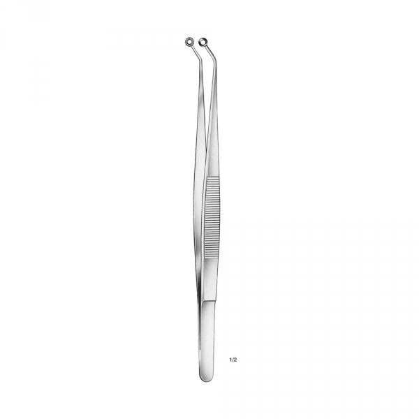 HUNT Fcps. for Grasping Tumors Flat Jaws. Serrated  5mm